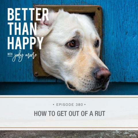 How to Get Out of a Rut